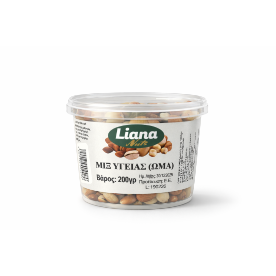 LIANA NUTS ΚΟΥΒΑΔΑΚΙ MIX ΥΓΕΙΑΣ (ΩΜΑ) 200gr