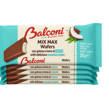 BALCONI WAFERS ΜΕ ΚΡΕΜΑ ΚΑΡΥΔΑΣ 5x30gr