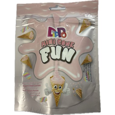 DIPPO ΜΙΝΙ CONE FUN ΧΩΝΑΚΙΑ ΜΕ ΓΕΜΙΣΗ MARSHMALLOW 70GR