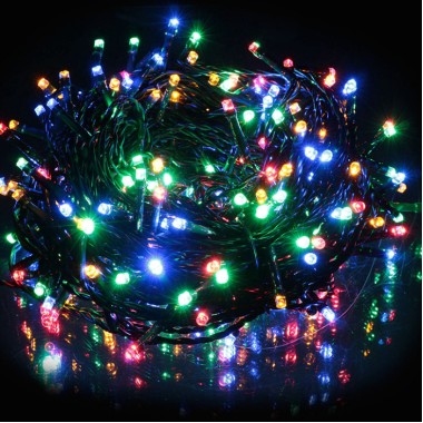 LUCI LED ΧΡΙΣΤΟΥΓΕΝΝΙΑΤΙΚΑ ΛΑΜΠΑΚΙΑ LED 140ΤΕΜ (6ΜΕΤΡΑ) ΠΟΛΥΧΡΩΜΑ