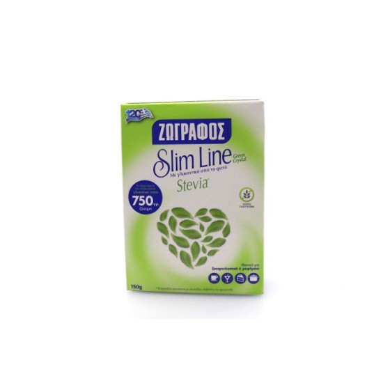 ΖΩΓΡΑΦΟΣ SLIM LINE ΓΛΥΚΑΝΤΙΚΟ ΜΕ STEVIA ΣΕ ΣΚΟΝΗ 150gr
