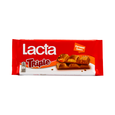 LACTA ΣΟΚΟΛΑΤΑ TRIPLE CARAMEL 90gr