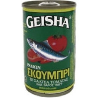 GEISHA ΣΚΟΥΜΠΡΙ ΣΕ ΣΑΛΤΣΑ ΝΤΟΜΑΤΑΣ 155gr