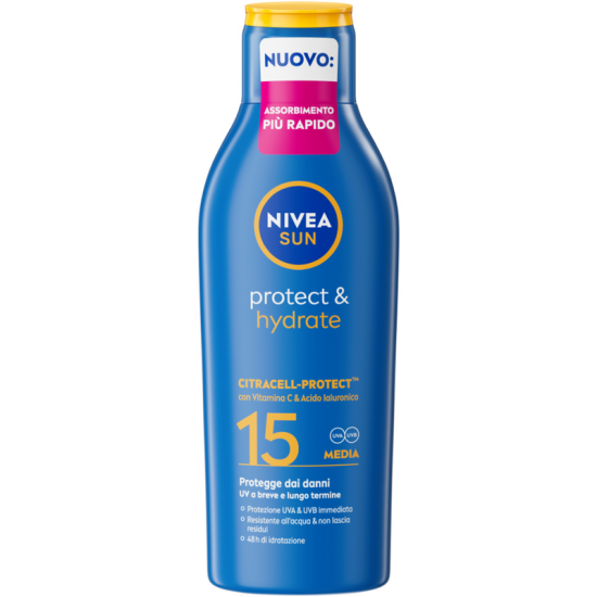 NIVEA SUN ΑΝΤΗΛΙΑΚΟ ΓΑΛΑΚΤΩΜΑ PROTECT & HYDRATE FP15 200ml