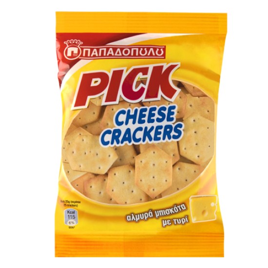 ΠΑΠΑΔΟΠΟΥΛΟΥ PICK CRACKERS MINI CHEESE 45GR