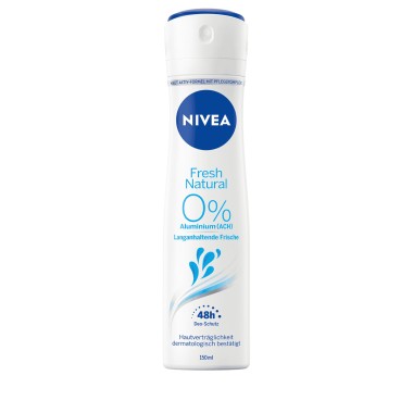 NIVEA BODY SPRAY WOMEN 150ml FRESH NATURAL 0% ALUMINIUM