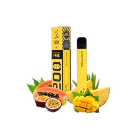 VAK ΗΛΕΚΤΡΟΝΙΚΟ ΤΣΙΓΑΡΟ (1200 PUFFS) TROPICAL FRUITS 3,2ML Nicotine FREE