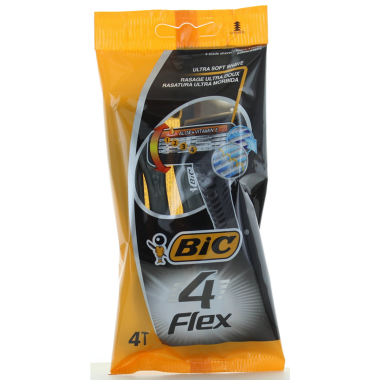 BIC ΞΥΡΑΦΑΚΙΑ FLEX4 4τεμ. (4 ΛΕΠΙΔΕΣ) ALOE + VITAMIN E BIC ΞΥΡΑΦΑΚΙΑ FLEX4 4τεμ. (4 ΛΕΠΙΔΕΣ) ALOE + VITAMIN E