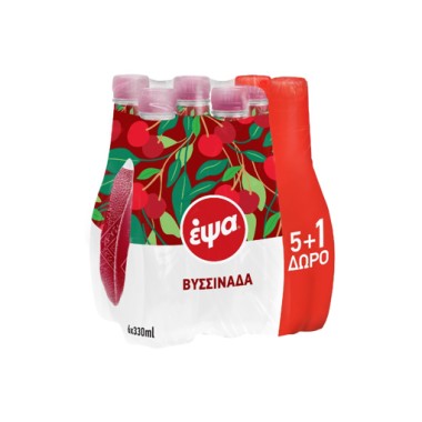 ΕΨΑ (6ΑΔΕΣ) ΒΥΣΣΙΝΑΔΑ 330ml 5+1 ΜΠΟΥΚΑΛΙ ΠΛΑΣΤΙΚΟ
