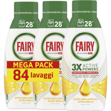 FAIRY GEL ΠΛΗΝΤΥΡΙΟΥ ΠΙΑΤΩΝ 504ml LEMON