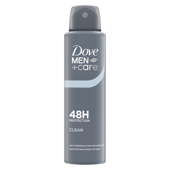 DOVE BODY SPRAY 150ml MEN CARE ADVANCED 48H CLEAN