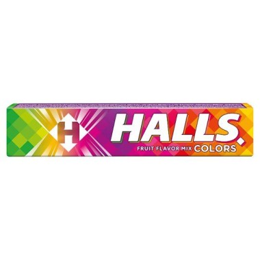 HALLS ΜΑΣΟΥΡΙ COLORS FRUIT FLAVOR MIX (20*33,5gr)