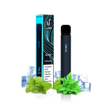 VAK ΗΛΕΚΤΡΟΝΙΚΟ ΤΣΙΓΑΡΟ ICE MINT 2ML (600 PUFFS) 20mg Nicotine