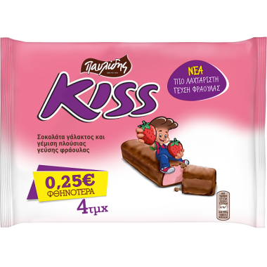 KISS ΦΡΑΟΥΛΑ MULTIPACK 27,5g 4τεμ.