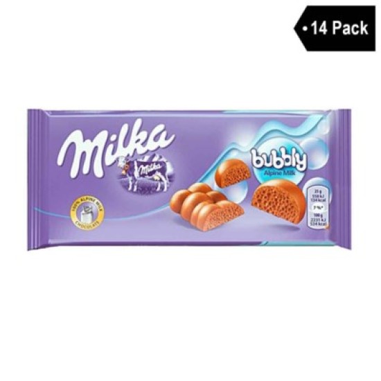 MILKA ΣΟΚΟΛΑΤΑ BUBΒLY MILK 90gr - 14