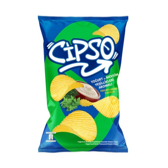 CIPSO CHIPS ΓΕΥΣΗ YOGURT & HERBS 104GR