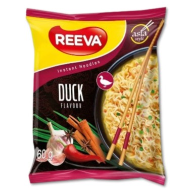 REEVA INSTANT NOODLES 60GR DUCK FLAVOUR