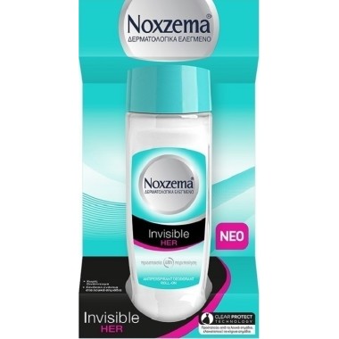 NOXZEMA ROLL ON 50ml INVISIBLE HER