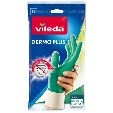 VILEDA ΓΑΝΤΙΑ DERMO PLUS (LATEX FREE) LARGE