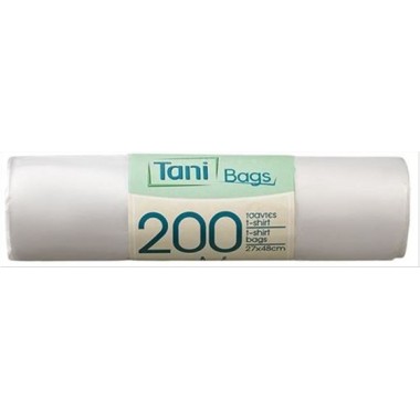 TANI T-SHIRT ΣΑΚΟΥΛΕΣ ΦΑΝΕΛΑΚΙ ΣΕ ΡΟΛΟ 200ΤΜΧ (48x27x17cm)