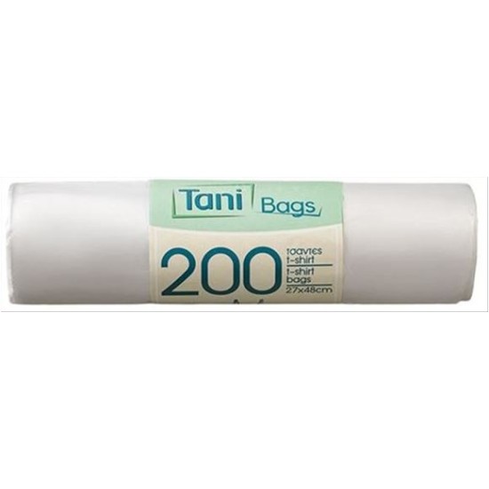 TANI T-SHIRT ΣΑΚΟΥΛΕΣ ΦΑΝΕΛΑΚΙ ΣΕ ΡΟΛΟ 200ΤΜΧ (48x27x17cm)