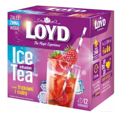 LOYD ΦΑΚΕΛΑΚΙΑ ΓΙΑ ΚΡΥΟ ΤΣΑΙ 12ΤΕΜ 30GR STRAWBERRY&RASBERRY