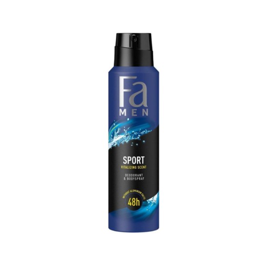 FA BODY SPRAY MEN 150ml SPORT VITALIZING SCENT 48HR