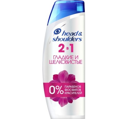 HEAD&SHOULDERS SHAMPOO 400ML SILK 2 IN 1