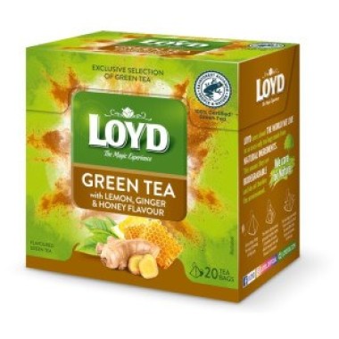 LOYD ΦΑΚΕΛΑΚΙΑ ΓΙΑ ΤΣΑΙ 20ΤΕΜ 40GR GREEN TEA WITH LEMON, GINGER & HONEY FLA
