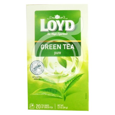 LOYD ΦΑΚΕΛΑΚΙΑ ΓΙΑ ΤΣΑΙ 20ΤΕΜ 34GR GREEN TEA PURE