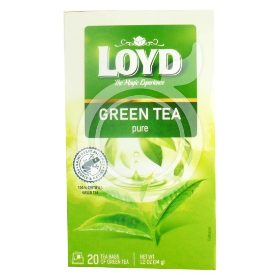 LOYD ΦΑΚΕΛΑΚΙΑ ΓΙΑ ΤΣΑΙ 20ΤΕΜ 34GR GREEN TEA PURE