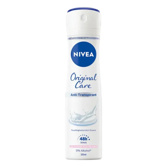 NIVEA BODY SPRAY WOMEN 150ml ORIGINAL CARE