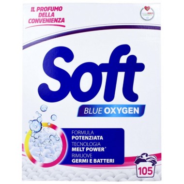 SOFT ΣΚΟΝΗ ΠΛΥΝΤΗΡΙΟΥ 105μεζ . BLUE OXYGEN ΜΠΛΕ