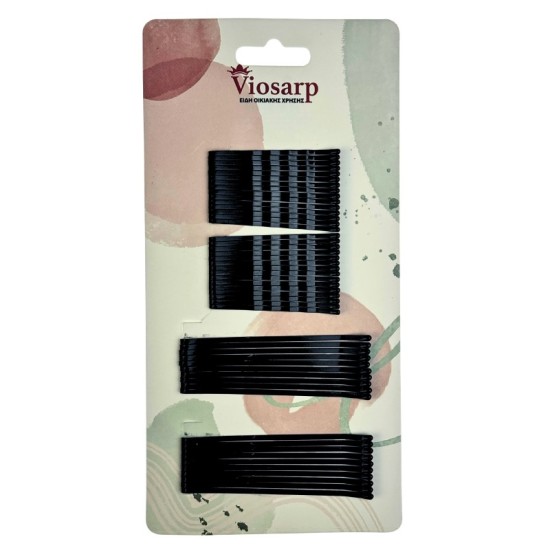 VIOSARP ΤΣΙΜΠΙΔΑΚΙΑ ΓΙΑ ΜΑΛΛΙΑ ΜΑΥΡΑ ΣΕΤ 50ΤΕΜ