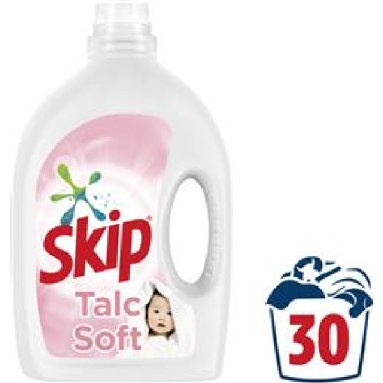 SKIP ΥΓΡΟ ΠΛΥΝΤΗΡΙΟΥ 30ΜΕΖ TALC SOFT 1.5L