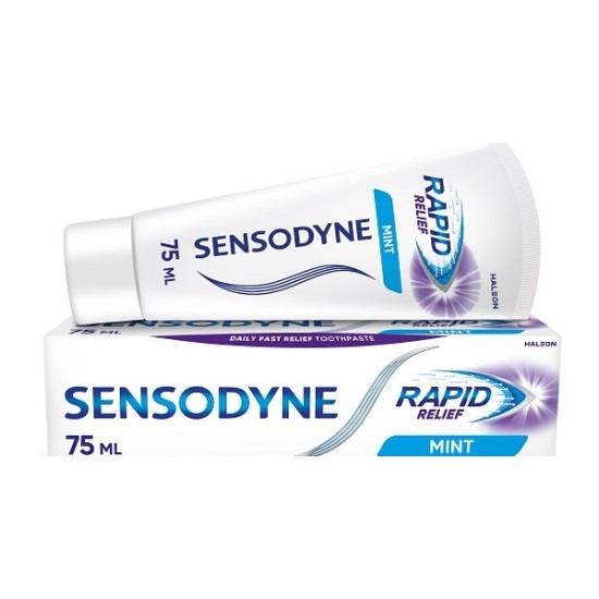 SENSODYNE 75ml RAPID RELIEF MINT