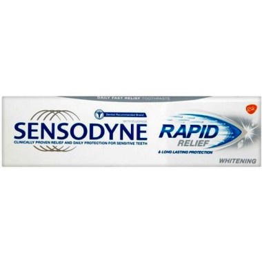 SENSODYNE 75ml RAPID RELIEF WHITENING