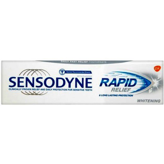 SENSODYNE 75ml RAPID RELIEF WHITENING
