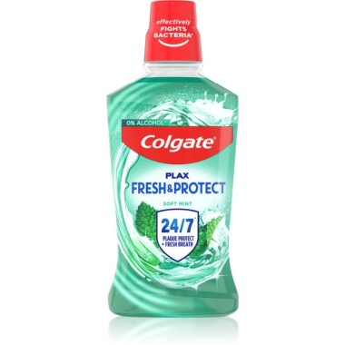 COLGATE ΣΤΟΜΑΤΙΚΟ ΔΙΑΛΥΜΑ 500ML PLAX FRESH&PROTECT SOFT MINT