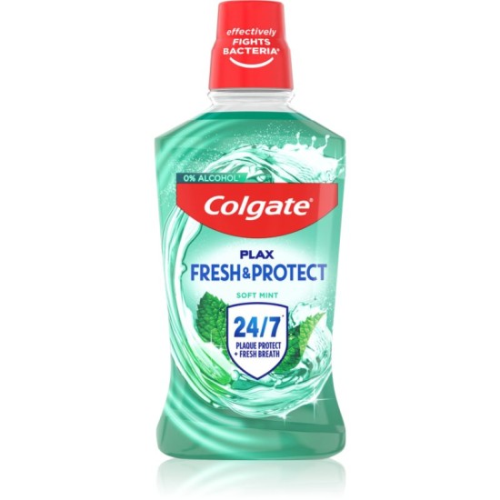 COLGATE ΣΤΟΜΑΤΙΚΟ ΔΙΑΛΥΜΑ 500ML PLAX FRESH&PROTECT SOFT MINT