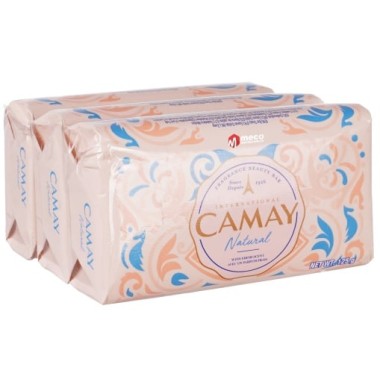 CAMAY ΣΑΠΟΥΝΙ NATURAL 3X125gr
