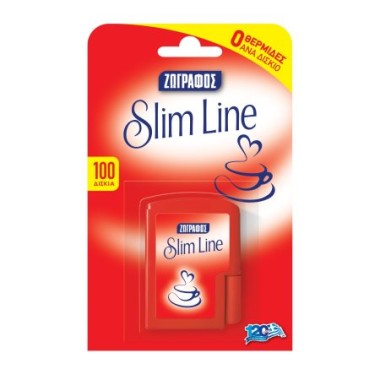 ΖΩΓΡΑΦΟΣ SLIM LINE ΓΛΥΚΑΝΤΙΚΟ 100 ΔΙΣΚΙΑ