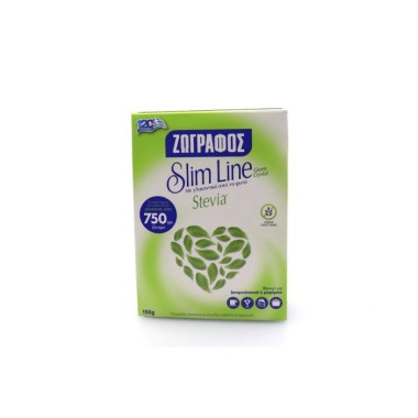 ΖΩΓΡΑΦΟΣ SLIM LINE ΓΛΥΚΑΝΤΙΚΟ ΜΕ STEVIA ΣΕ ΣΚΟΝΗ 150gr