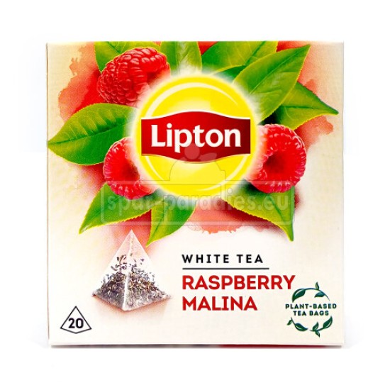LIPTON  WHITE TEA ΒΑΤΟΜΟΥΡΟ 20 ΦΑΚΕΛΑΚΙΑ ΠΥΡΑΜΙΔΑ 30gr