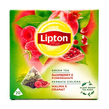 LIPTON  ΠΡΑΣΙΝΟ ΤΣΑΙ ΜΕ ΒΑΤΟΜΟΥΡΟ ΚΑΙ ΡΟΔΙ 20 ΦΑΚΕΛΑΚΙΑ ΠΥΡΑΜΙΔΑ 28gr