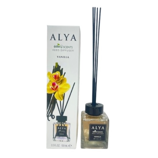 ALYA NATURE'S SCENTS ΑΡΩΜΑΤΙΚΟ ΧΩΡΟΥ ΜΕ ΣΤΙΚ 100ML VANILLA
