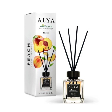 ALYA NATURE'S SCENTS ΑΡΩΜΑΤΙΚΟ ΧΩΡΟΥ ΜΕ ΣΤΙΚ 100ML PEACH