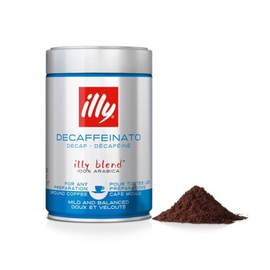 ILLY ΑΛΕΣΜΕΝΟΣ ΚΑΦΕΣ 250GR DECAFFEINE BLEND 100% ARABICA