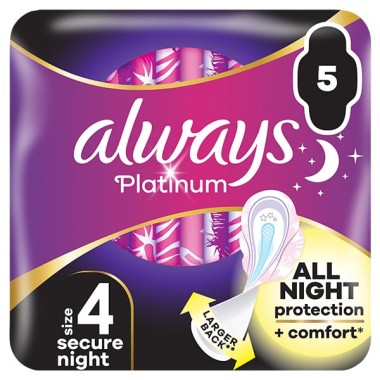 ALWAYS ΣΕΡΒΙΕΤΑ N.4 ULTRA SECURE NIGHT PLATINUM 5TEM