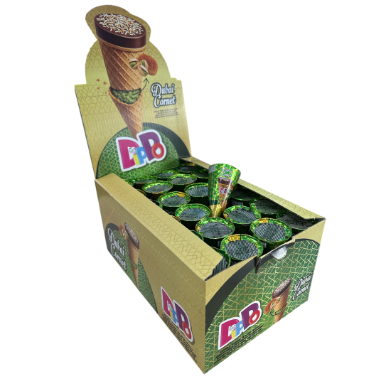 DIPPO ΜΙΝΙ CORNET ΧΩΝΑΚΙΑ ΜΕ ΓΕΜΙΣΗ DUBAI 480GR